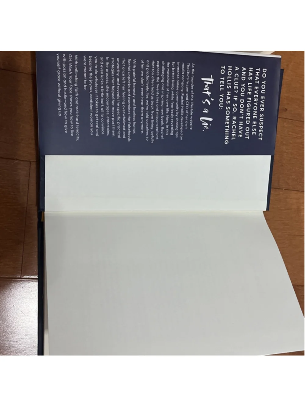 Girl, Wash Your Face Rachel Hollis, hardcover
